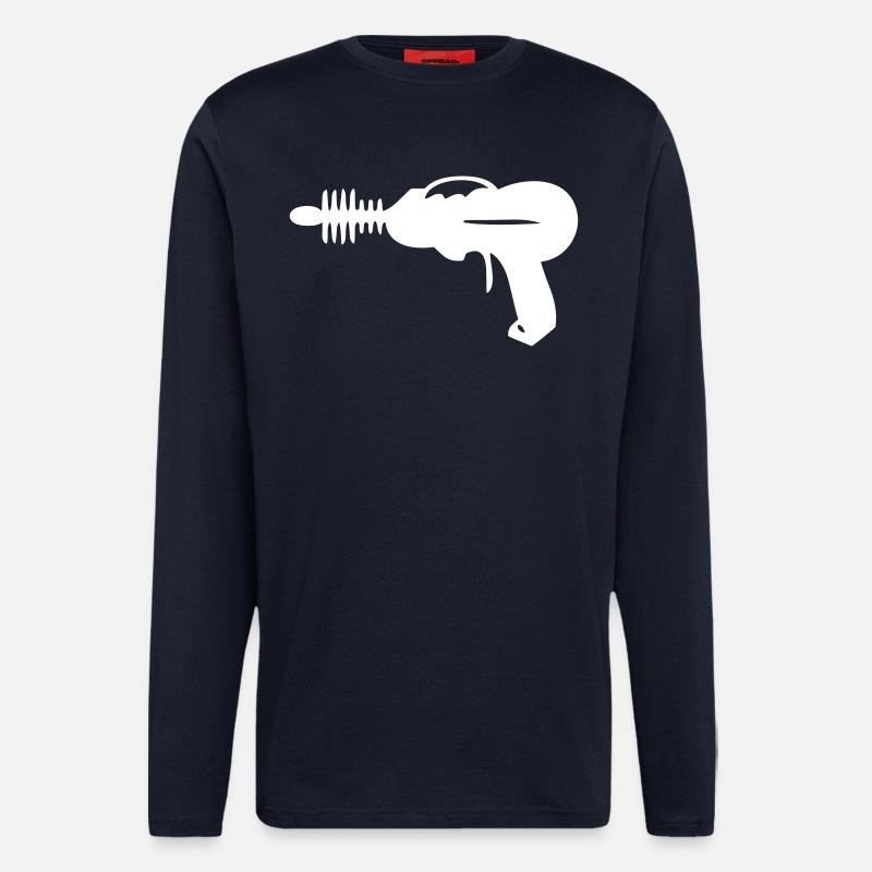 Beam Cannon - Laser Pistol - Laser - Longsleeve - made by SPREAD  - DARK NAVY