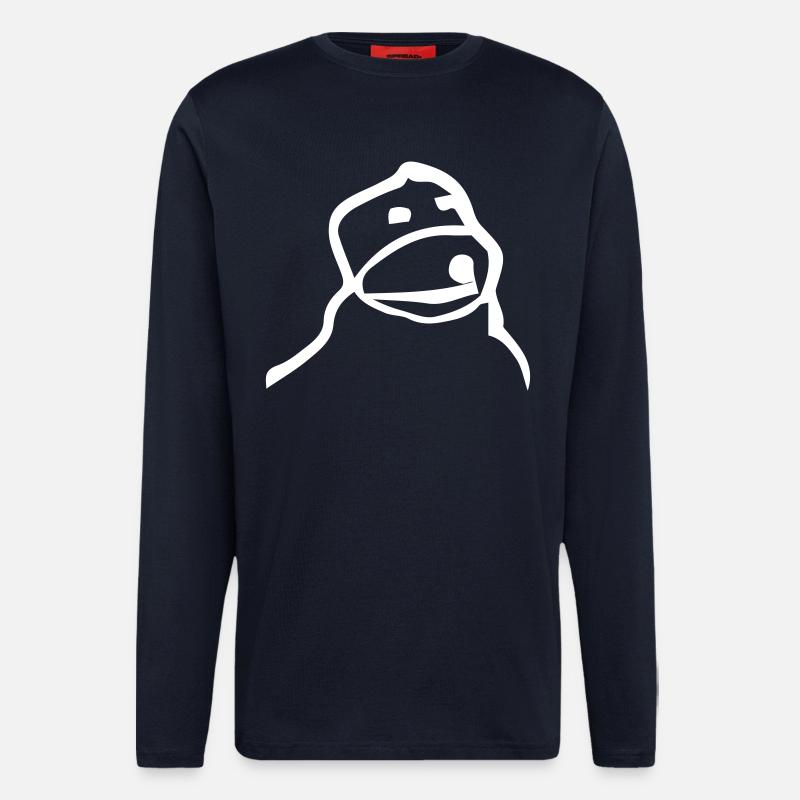Flat Eric - Langarmshirt - made by SPREAD  - DARK NAVY