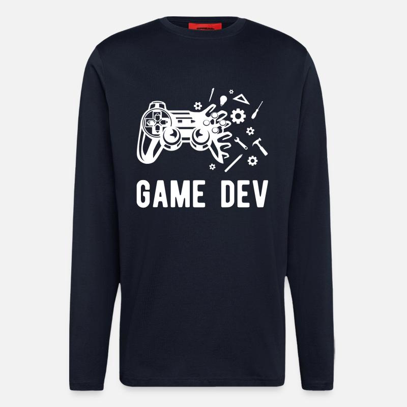 Game Dev - Longsleeve - made by SPREAD  - DARK NAVY