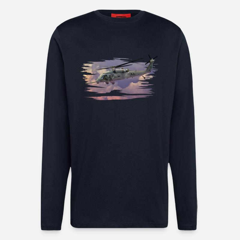 Helikopter - Longsleeve - made by SPREAD  - DARK NAVY