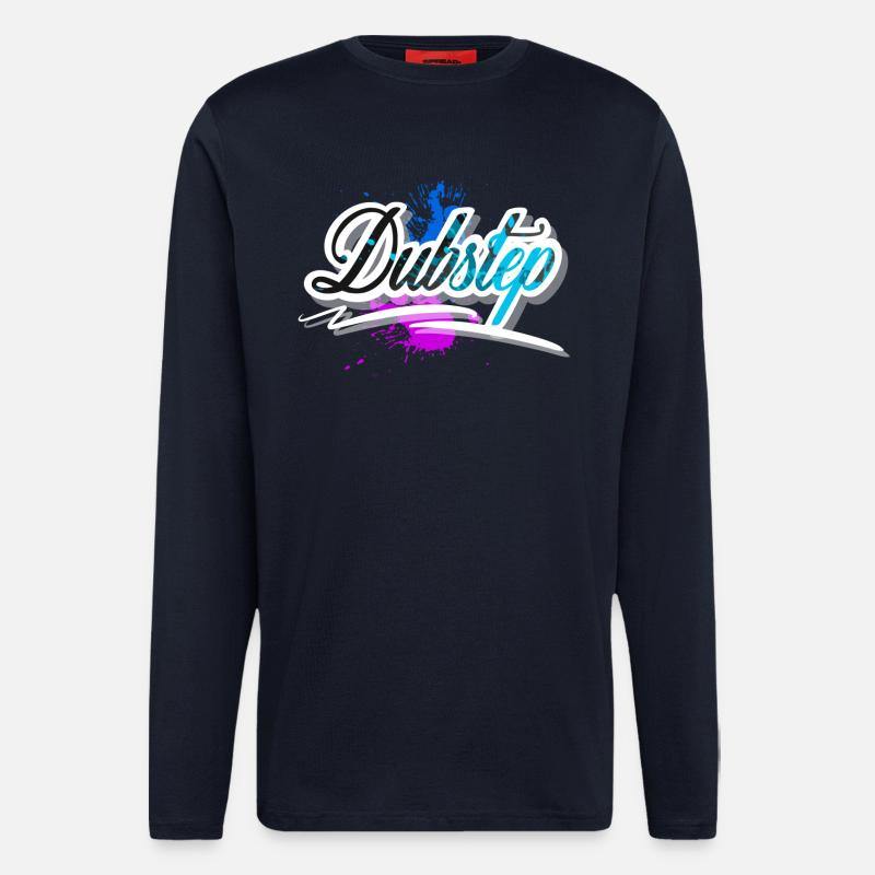Dubstep - Langarmshirt - made by SPREAD  - DARK NAVY