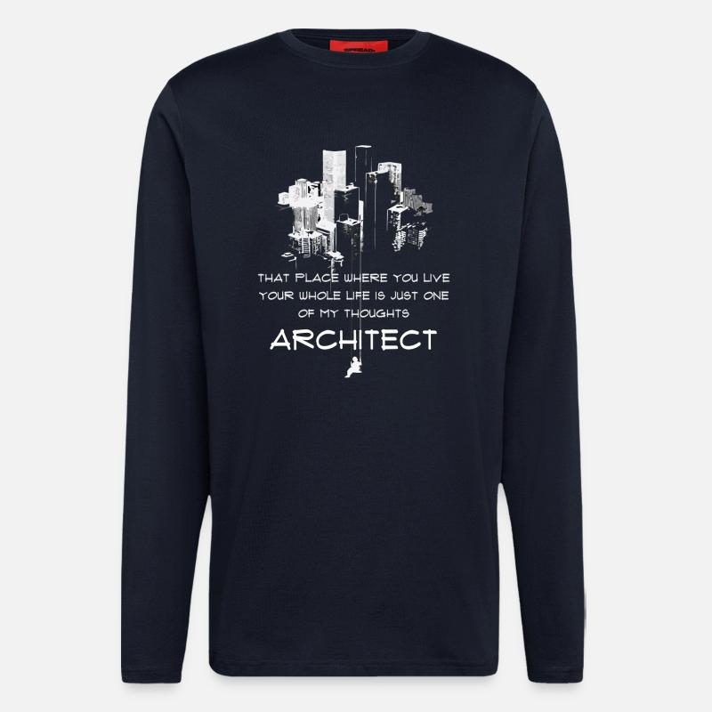 Architect Architects - Longsleeve - made by SPREAD  - DARK NAVY
