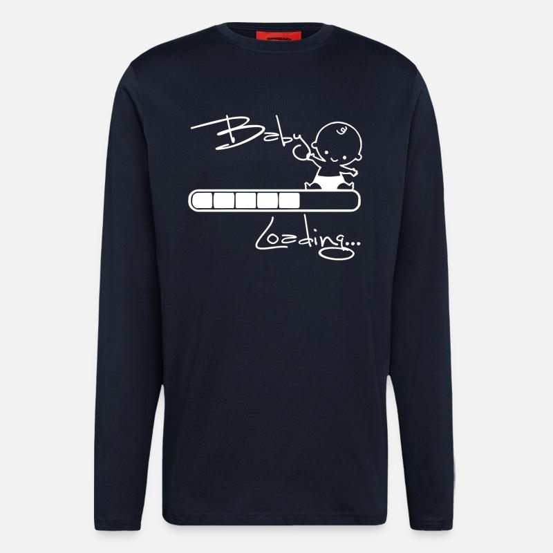 Baby Loading - Langarmshirt - made by SPREAD  - DARK NAVY