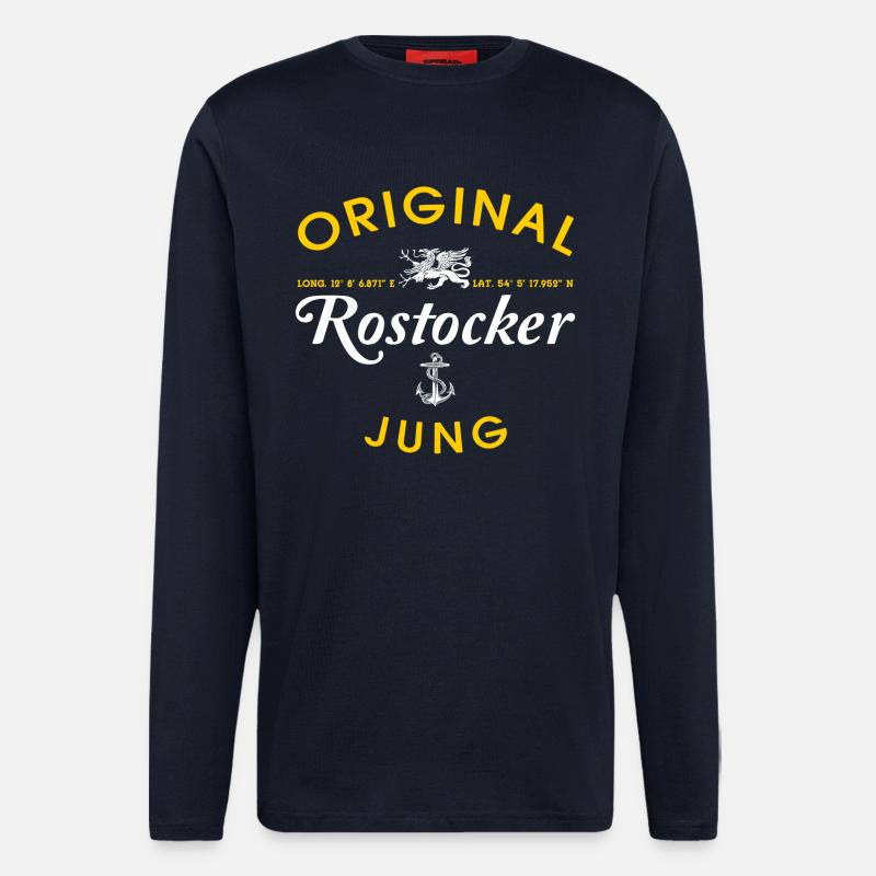 Original Rostocker Jung - Longsleeve - made by SPREAD  - DARK NAVY