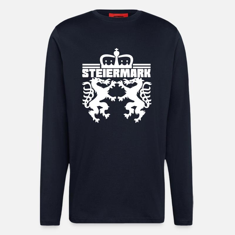 Steiermark - Österreich - Langarmshirt - made by SPREAD - DARK NAVY