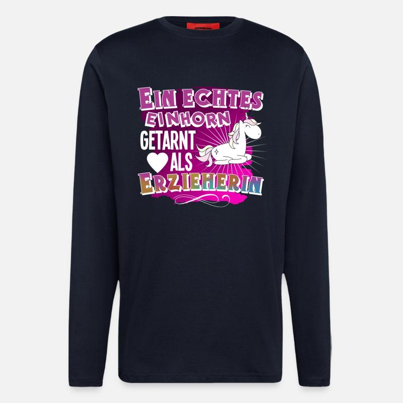 educator - Longsleeve - made by SPREAD  - DARK NAVY