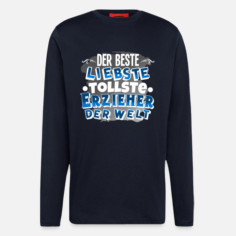 educator - Longsleeve - made by SPREAD  - DARK NAVY