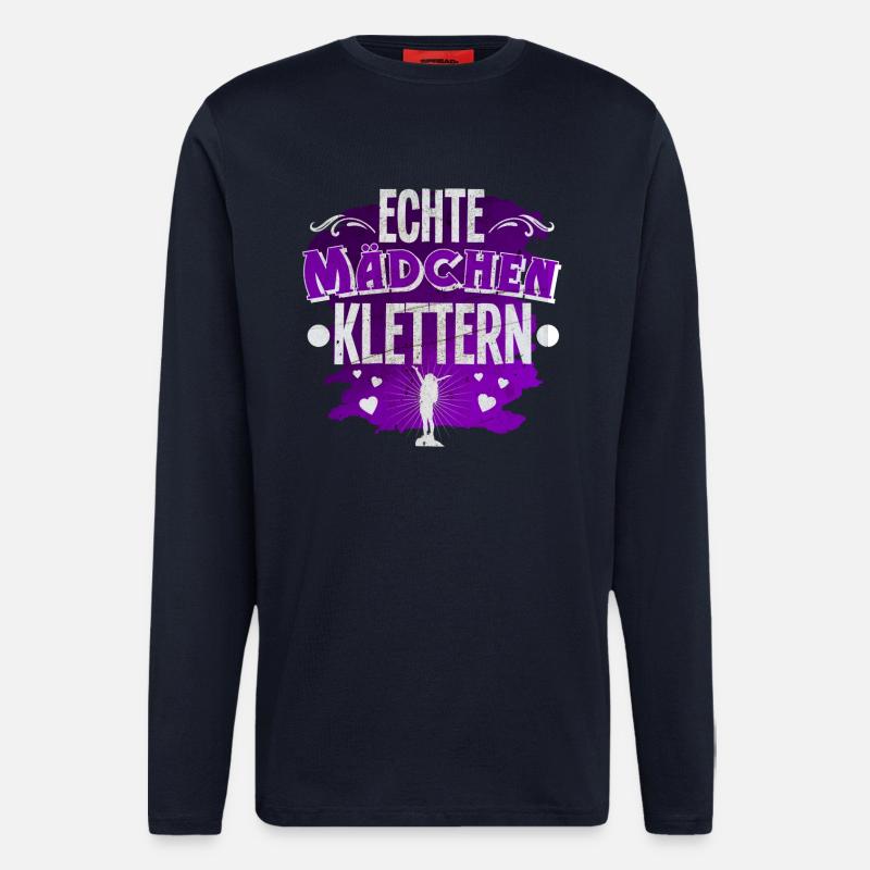 Klettern - Langarmshirt - made by SPREAD  - DARK NAVY