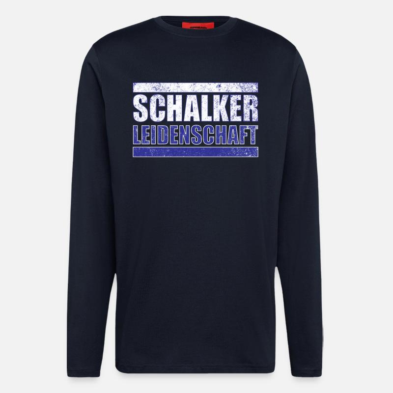Schalker Leidenschaft - Langarmshirt - made by SPREAD  - DARK NAVY