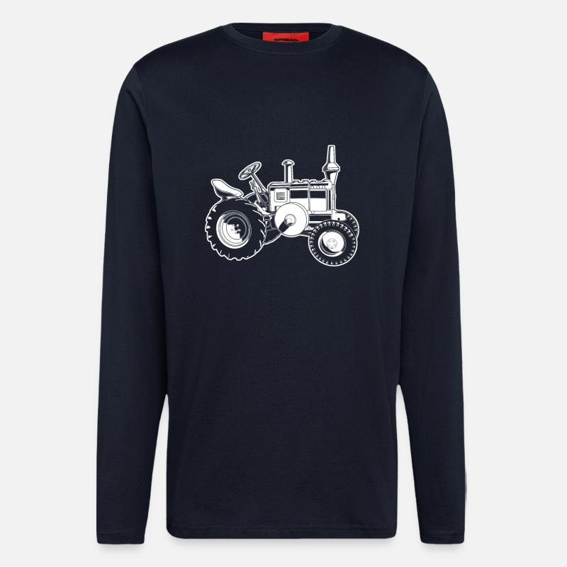 Traktor - Langarmshirt - made by SPREAD  - DARK NAVY