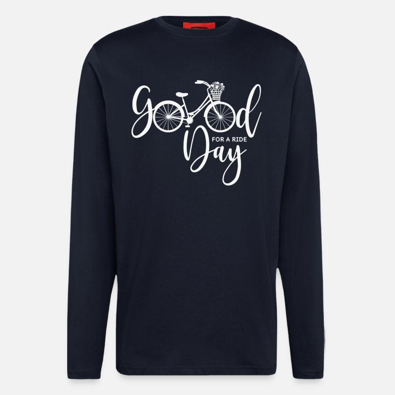 Fahrrad - Langarmshirt - made by SPREAD - DARK NAVY