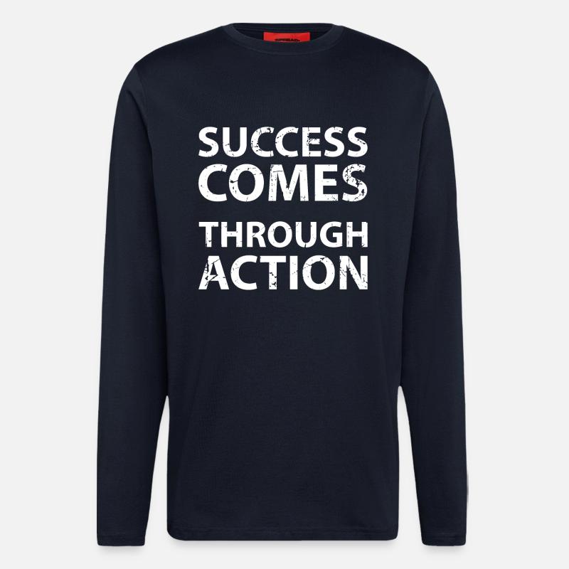 Motivation - Langarmshirt - made by SPREAD - DARK NAVY
