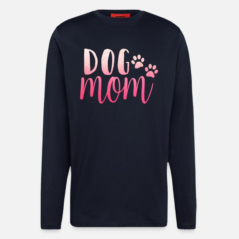 Dog Mom - Langarmshirt - made by SPREAD  - DARK NAVY