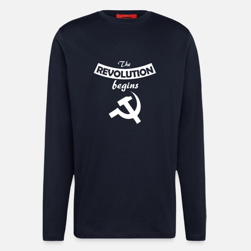 Sozialist - Langarmshirt - made by SPREAD  - DARK NAVY