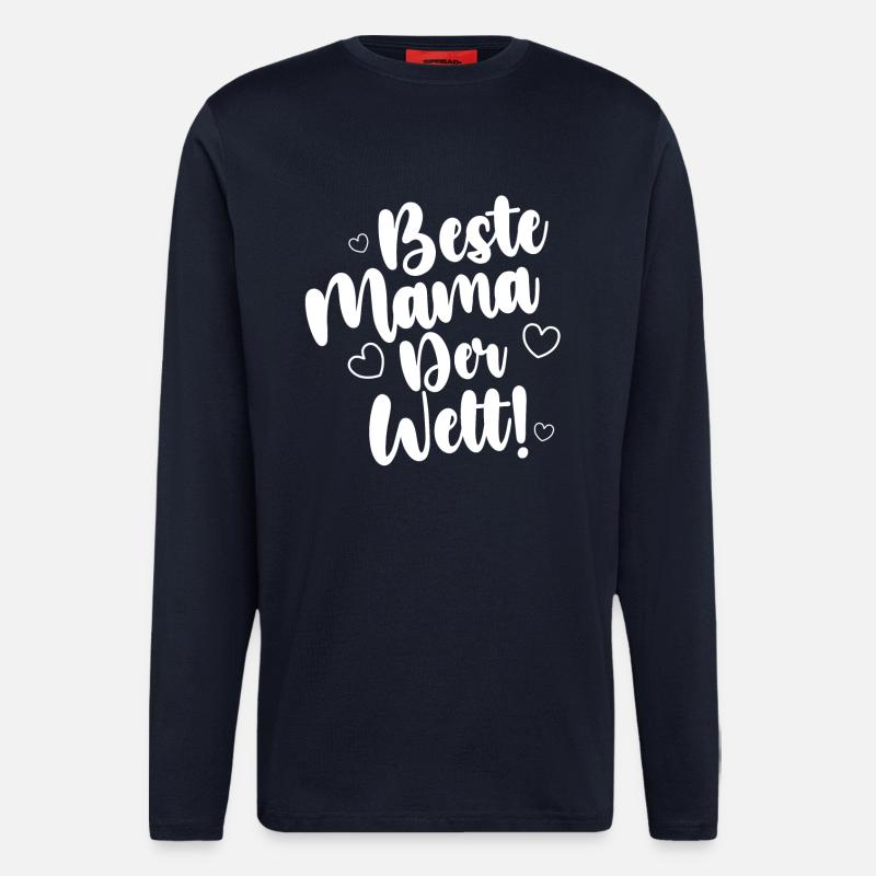 Beste Mama Der Welt! - Langarmshirt - made by SPREAD  - DARK NAVY