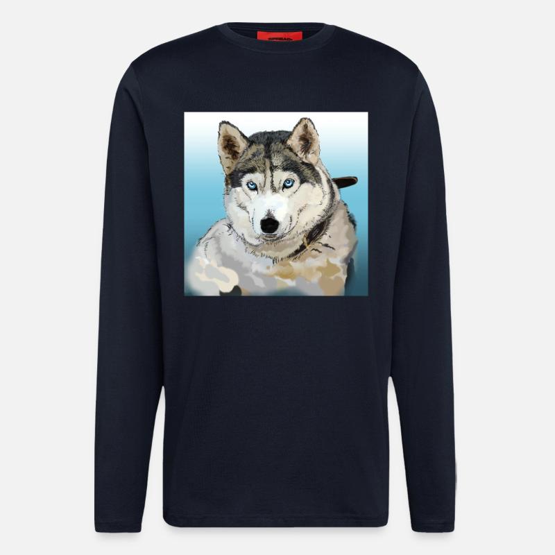 Husky - Langarmshirt - made by SPREAD  - DARK NAVY
