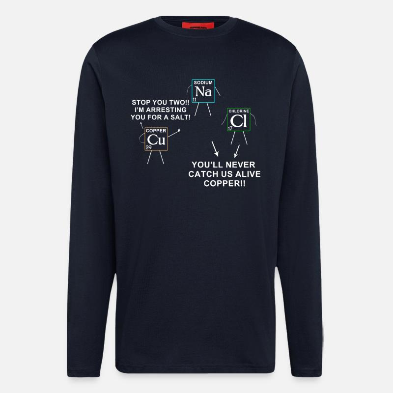 science - Longsleeve - made by SPREAD  - DARK NAVY