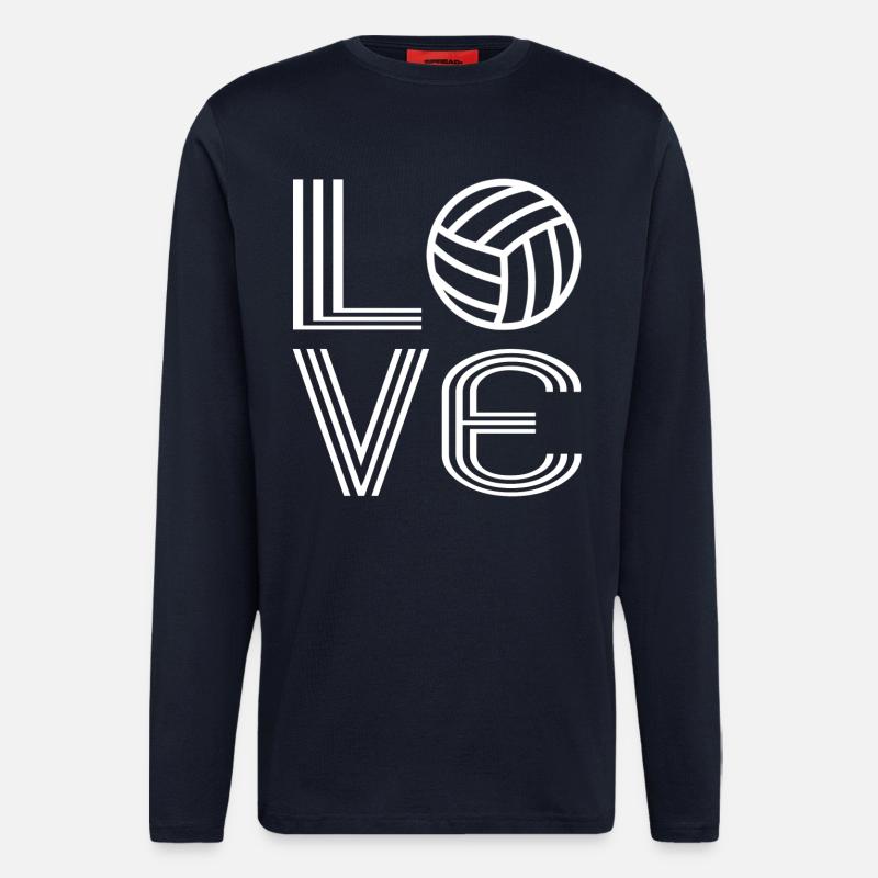 Volleyball-Volleyball - Langarmshirt - made by SPREAD  - DARK NAVY