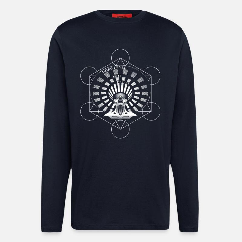 Hardstyle ease my mind - Longsleeve - made by SPREAD - DARK NAVY