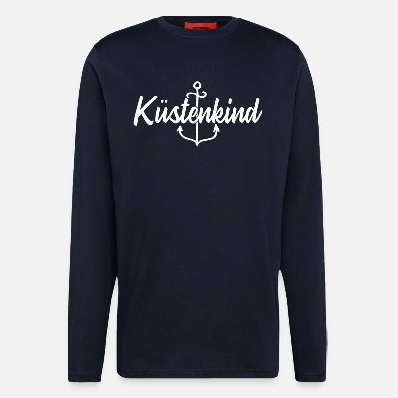 Küstenkind - Langarmshirt - made by SPREAD - DARK NAVY