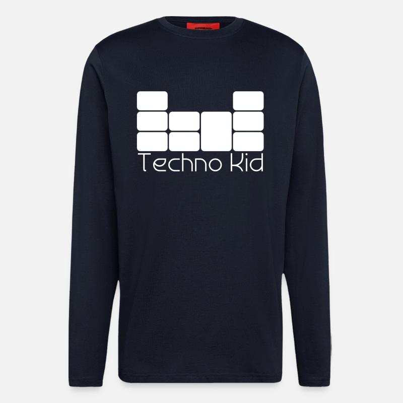 Techno Kid - Langarmshirt - made by SPREAD  - DARK NAVY