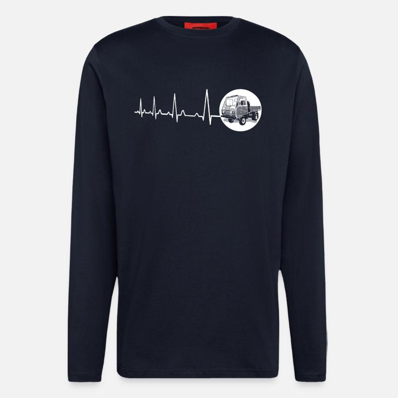 Herzschlag - Multicar M25 - Langarmshirt - made by SPREAD  - DARK NAVY