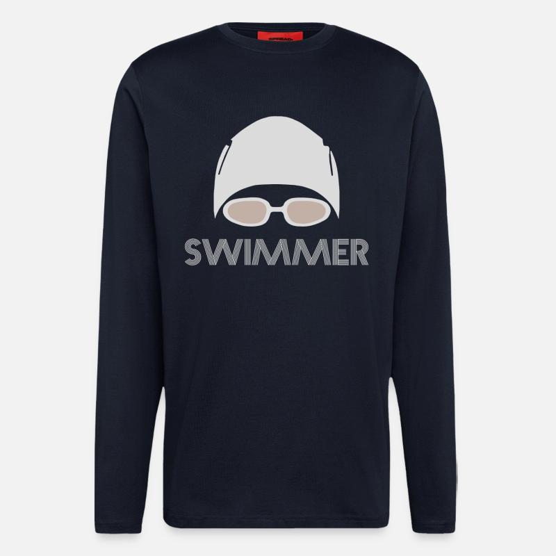 Swimmer - Longsleeve - made by SPREAD  - DARK NAVY