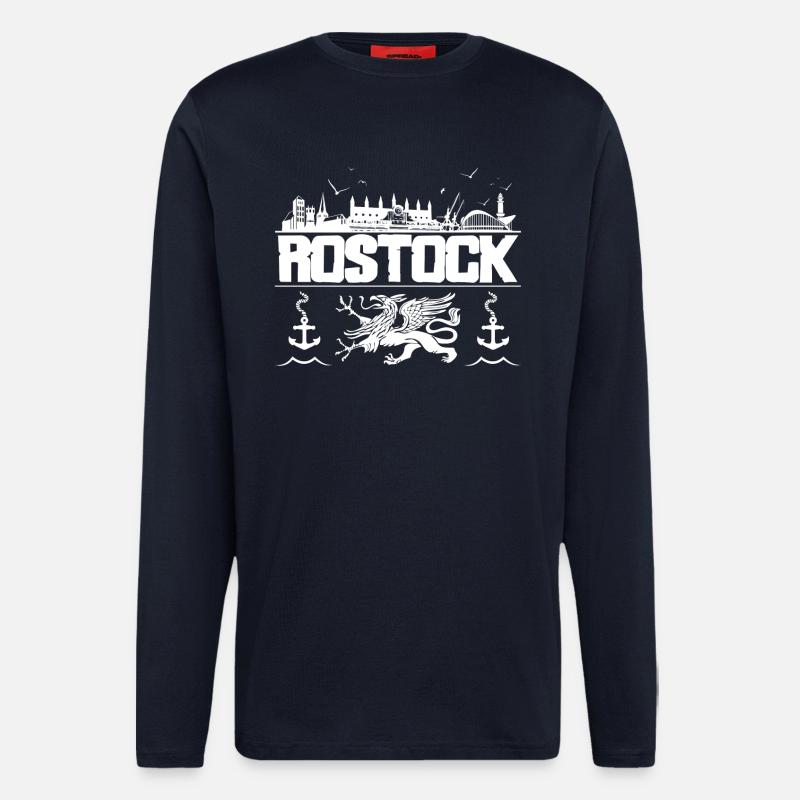 Rostock - Langarmshirt - made by SPREAD - DARK NAVY