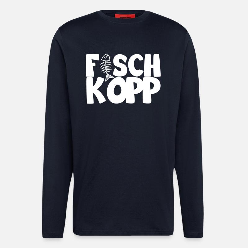 Fischkopp - Langarmshirt - made by SPREAD  - DARK NAVY