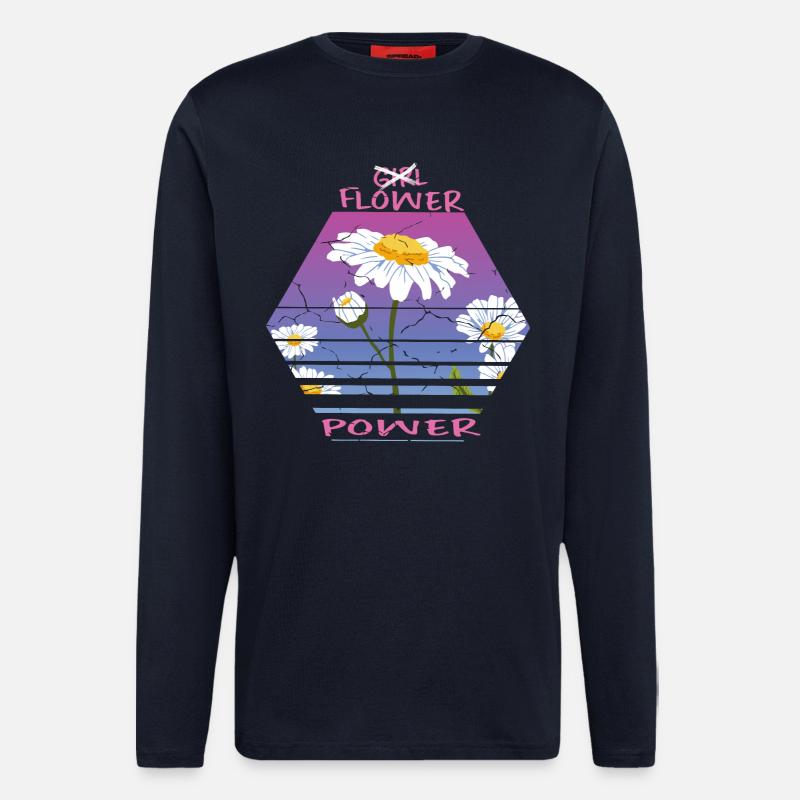 Sunflowers - Longsleeve - made by SPREAD - DARK NAVY