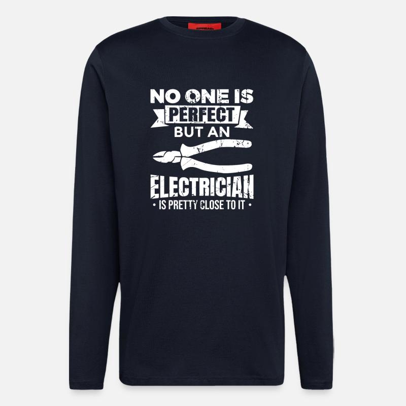 Electrical Engineer Witz - Longsleeve - made by SPREAD  - DARK NAVY