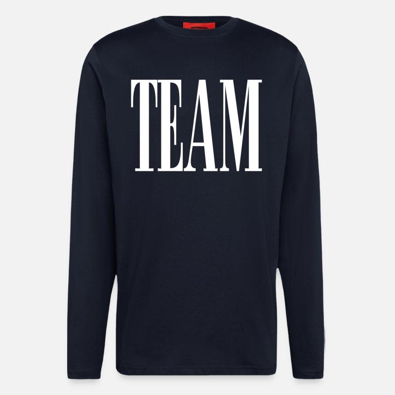 Team - Langarmshirt - made by SPREAD  - DARK NAVY