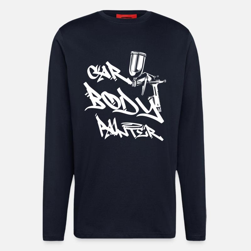 Car Painter - Longsleeve - made by SPREAD  - DARK NAVY