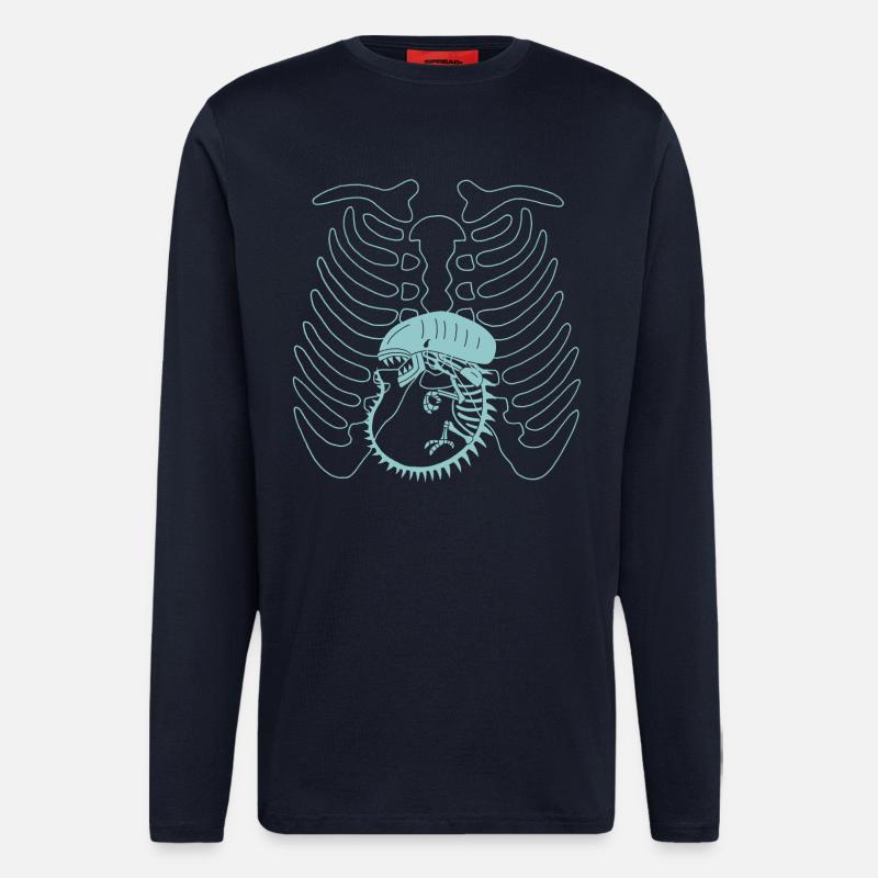 Das Monster in dir - Langarmshirt - made by SPREAD  - DARK NAVY