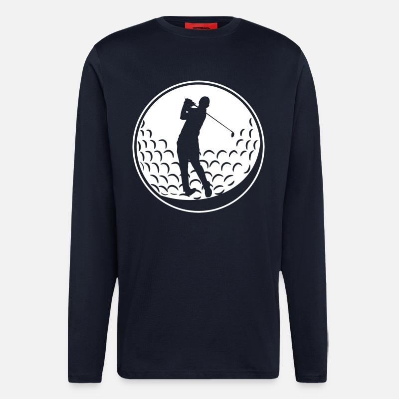 Golfball - Langarmshirt - made by SPREAD  - DARK NAVY