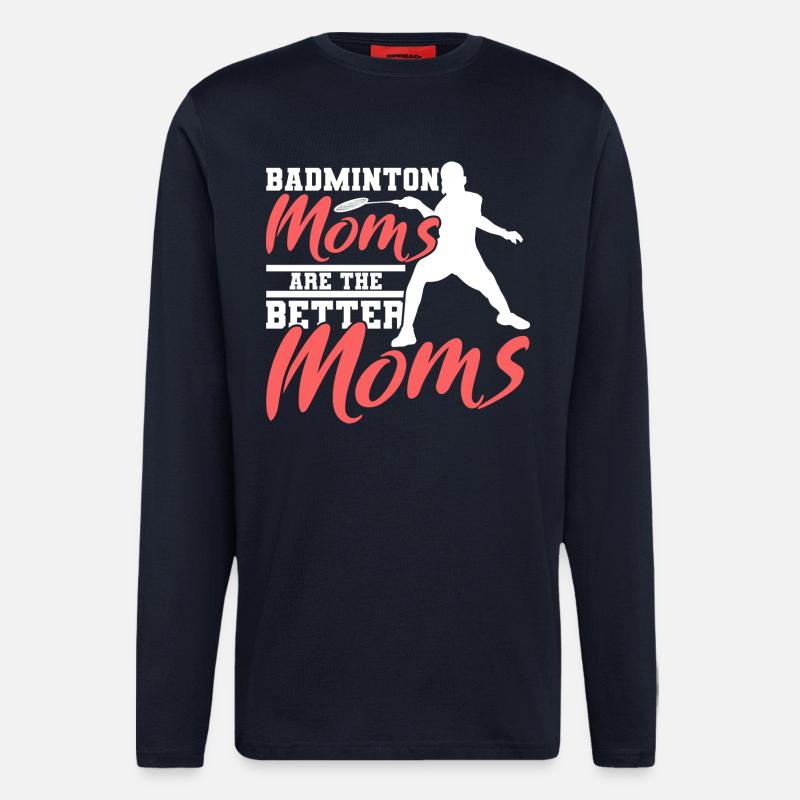 Badminton Mama - Langarmshirt - made by SPREAD - DARK NAVY