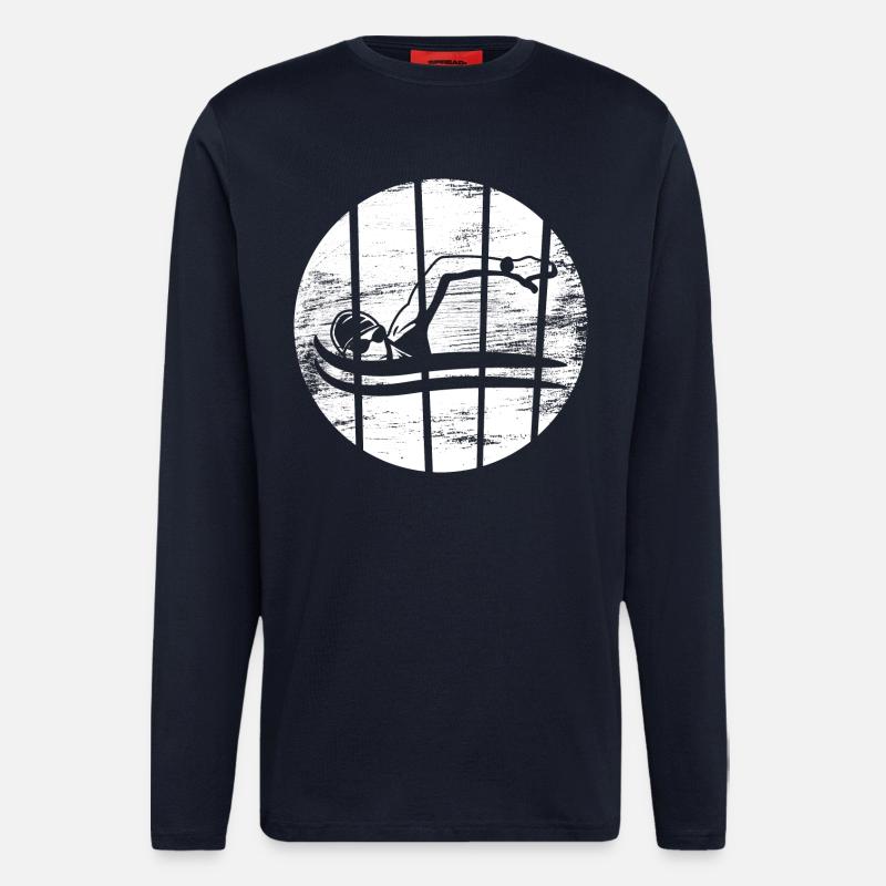 Float Drawing - Longsleeve - made by SPREAD  - DARK NAVY