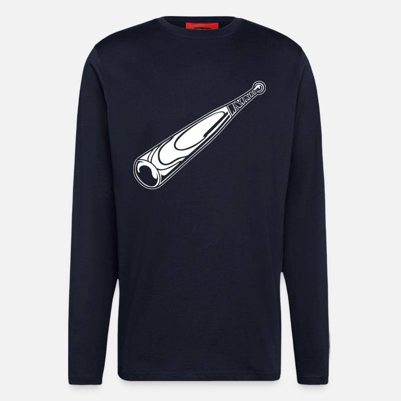 Baseballschläger - Langarmshirt - made by SPREAD  - DARK NAVY