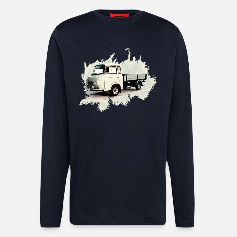 BARKAS B1000 Flatbed Truck - Longsleeve - made by SPREAD  - DARK NAVY