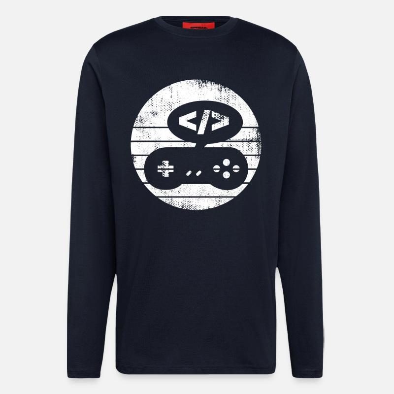 Spieleentwickler - Langarmshirt - made by SPREAD  - DARK NAVY