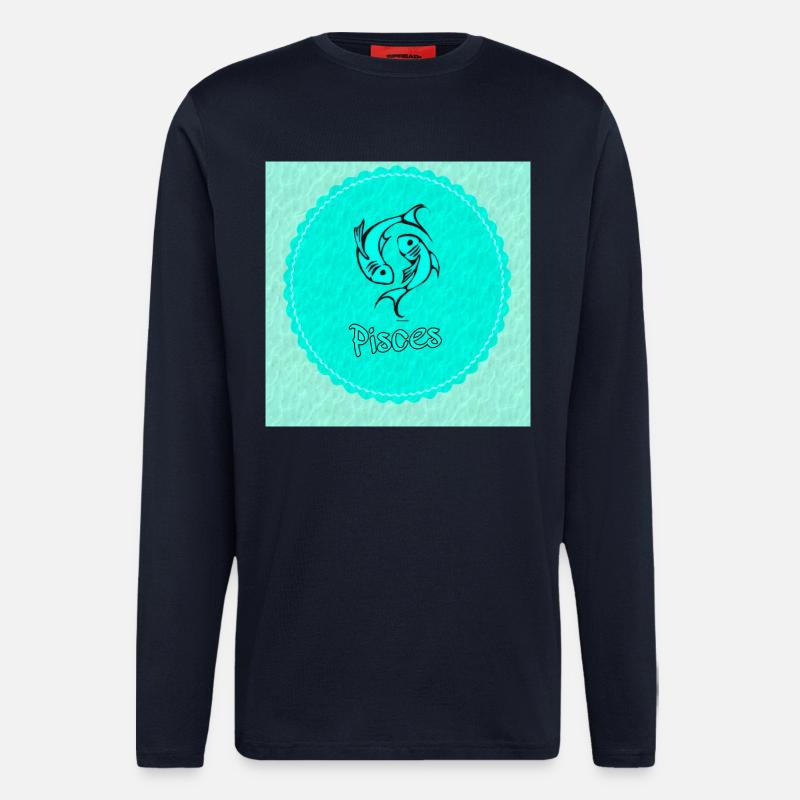 pisces - Longsleeve - made by SPREAD  - DARK NAVY