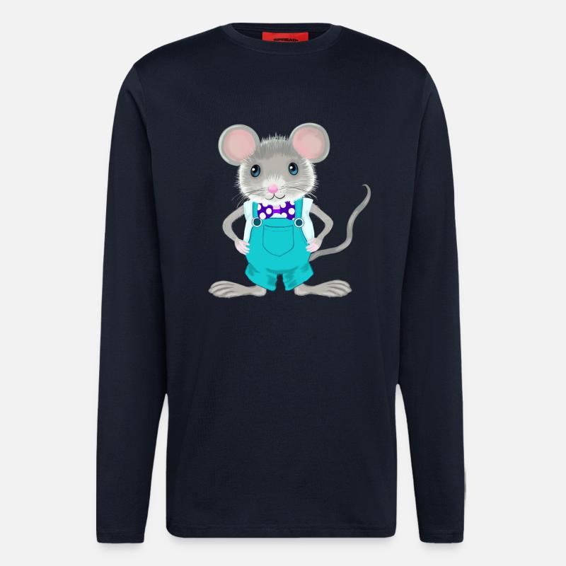 Niedliche und elegante - Langarmshirt - made by SPREAD  - DARK NAVY