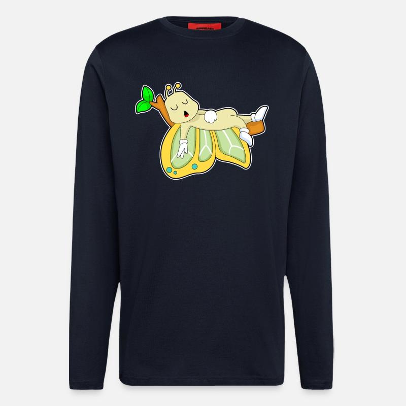 Butterfly Sleeping - Longsleeve - made by SPREAD - DARK NAVY
