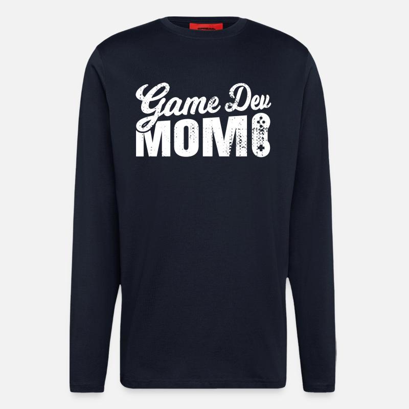 Game Dev Mom - Longsleeve - made by SPREAD  - DARK NAVY