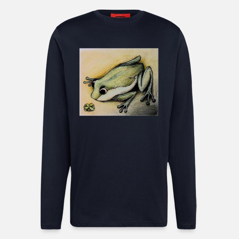 frog - Langarmshirt - made by SPREAD  - DARK NAVY