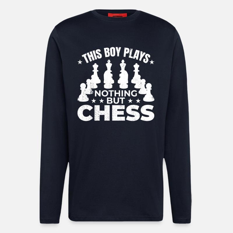 Chess boy - Longsleeve - made by SPREAD  - DARK NAVY