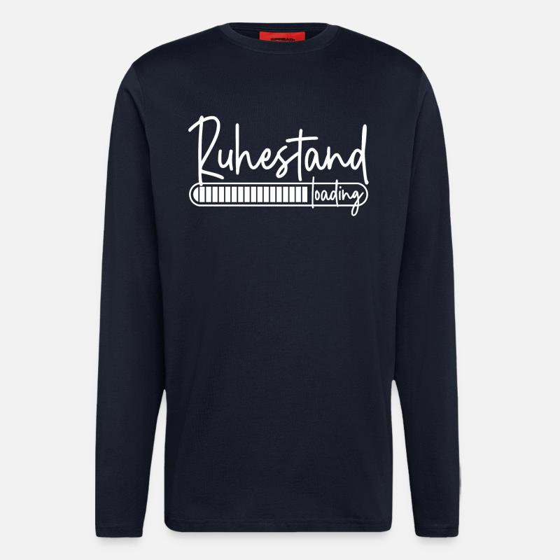 Ruhestand loading - Langarmshirt - made by SPREAD - DARK NAVY