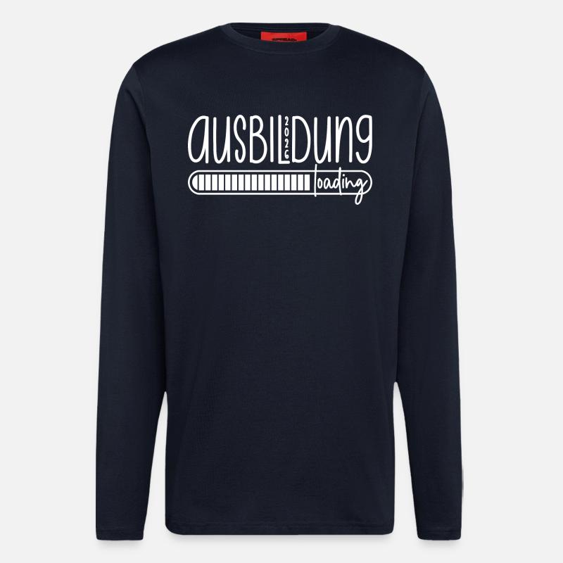 Ausbildung 2026 loading - Azubi - Auszubildender - Langarmshirt - made by SPREAD  - DARK NAVY