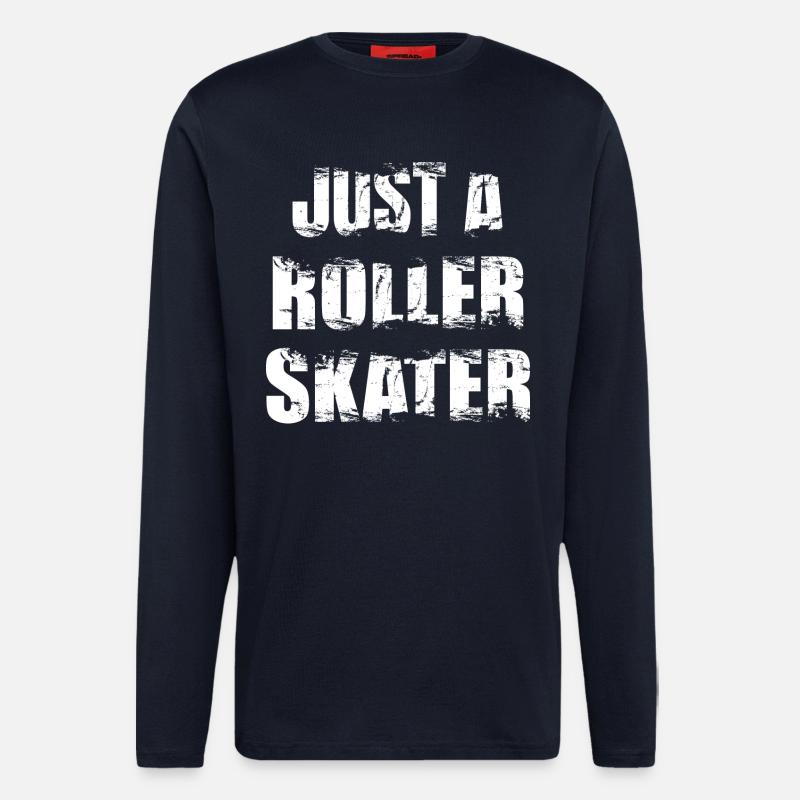 Rollschuhläufer - Langarmshirt - made by SPREAD  - DARK NAVY