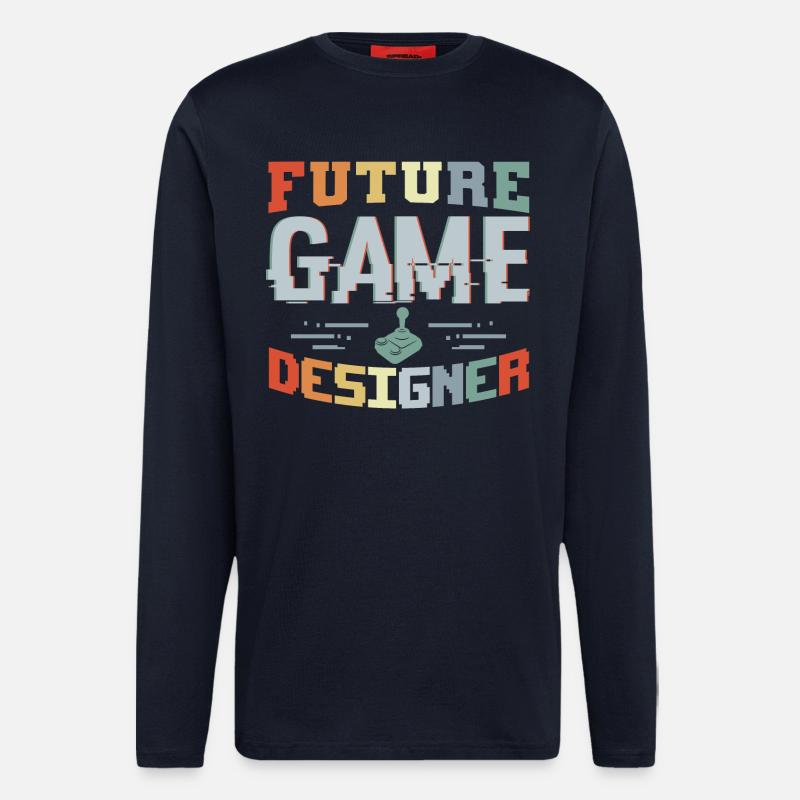 Future Game Developer - Longsleeve - made by SPREAD  - DARK NAVY